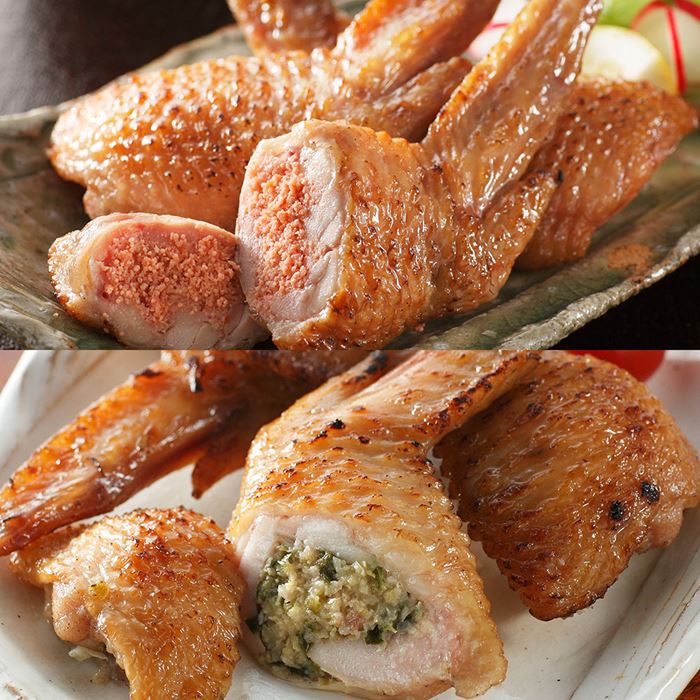 福岡 さかえや手羽先明太 餃子セット 計20本