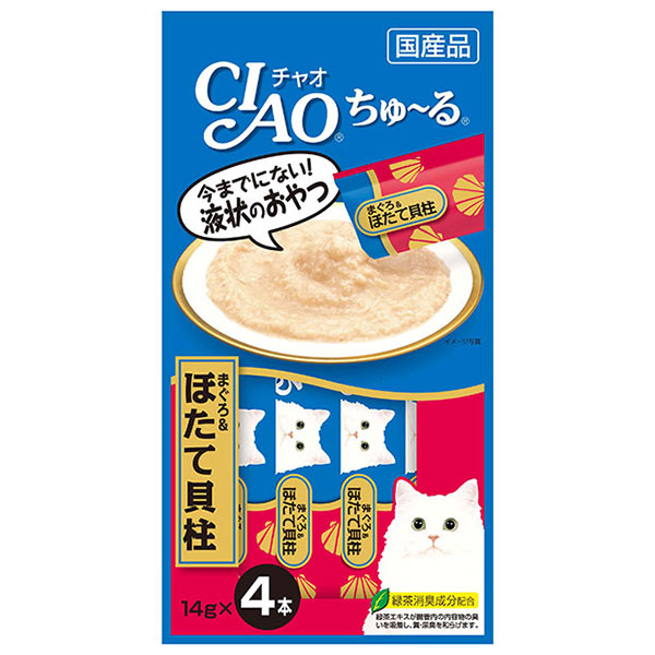 楽天市場】いなば チャオ ちゅーる （ちゅ〜る） 毛玉配慮 まぐろ 14g×4本入  キャットフード 猫用おやつ 猫のオヤツ ねこ ネコ CIAO  : ゆーとぴあ〜猫用品専門店