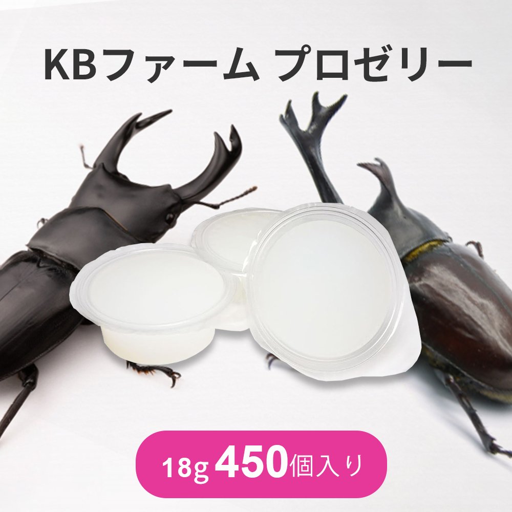 虫けらジェリー 労働者階級ジェリー 18ｇ 広広とした型 450個 KB耕園 バナナの木味 カブトムシ クワガタ