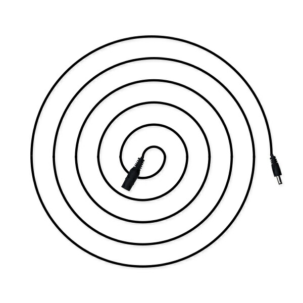 DC延長ケーブル 5m 延長コード 口径 外径5.5mm 内径2.1mm メス → オス 変換 4年保証 ACアダプタ 電源供給 プラグ 自作 工作 コネクタ DIY 全商品オープニング価格！
