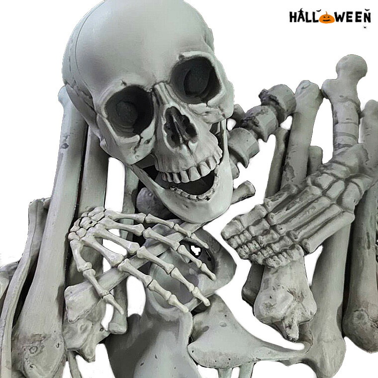 楽天市場】[2点セット] 骨セット12個入り 【 ドクロ ハロウィン リアル