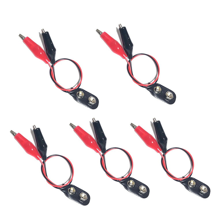 楽天市場】9V バッテリースナップ リード線付き 角型006P 9V電池