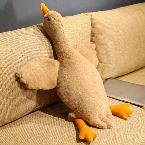 ぬいぐるみ ガチョウ 可愛い おもちゃ 抱き枕 90cm ふわふわ クッション 縫い包み 寝添い おしゃれ 動物 ガチョウ 縫いぐるみ プレゼント ギフト 贈り物 誕生日 お祝い インテリア 店飾り｜映せば 店