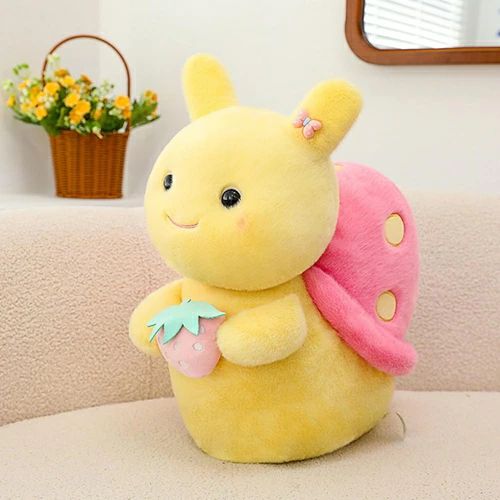 カタツムリ 縫いぐるみ 可愛い 抱き枕 苺持ち キャラクター おもちゃ すやすや寝る ごろ寝 ストレス解消 昼寝クッション もちもち 柔らか 洗える ガールフレンド クリスマス 誕生日プレゼント 自宅 7,920円