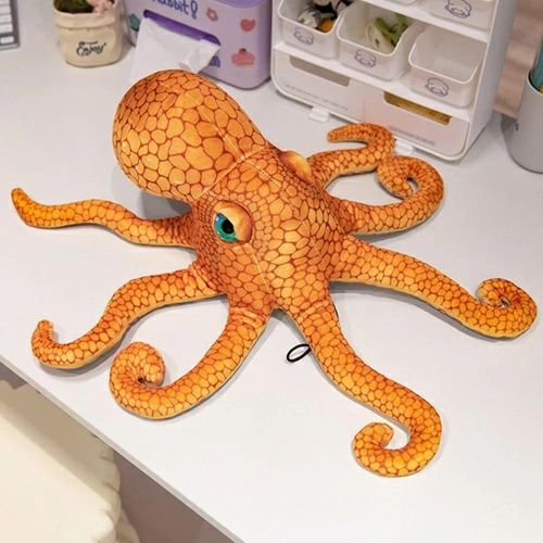 タコ 縫いぐるみ リアル 3D 添い寝枕 昼寝まくら 抱き枕 動物 玩具 ソファー ボディ枕 癒し 雰囲気作り 可愛い 高弾力 やわらかい 洗える 女性 家族 恋人 卒業 入学祝い 入園祝い 撮影道具