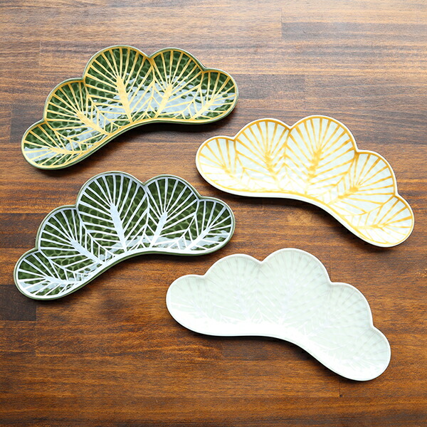 楽天市場】【10日限定クーポン対象】幸楽窯 錦 銀 松葉形 前菜皿