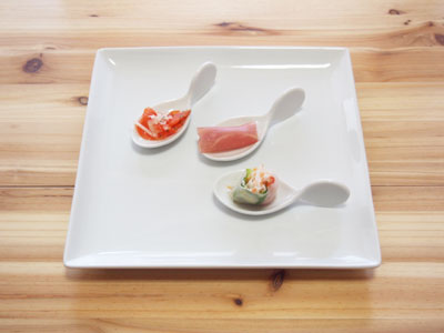 【白い食器】白スクエアプレート24【角皿】【陶器】