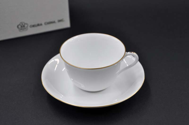 【楽天市場】大倉陶園 ゴールドライン(1001)ティー・コーヒー碗皿 (1客/碗皿)[カップ＆ソーサー]：わたしの器