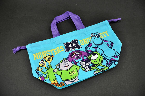 Utu Wa Monsters Inc Ink University With The Monsters Inc Ink University With The Disney Pixar Lunch Drawstring Purse Bag Handle