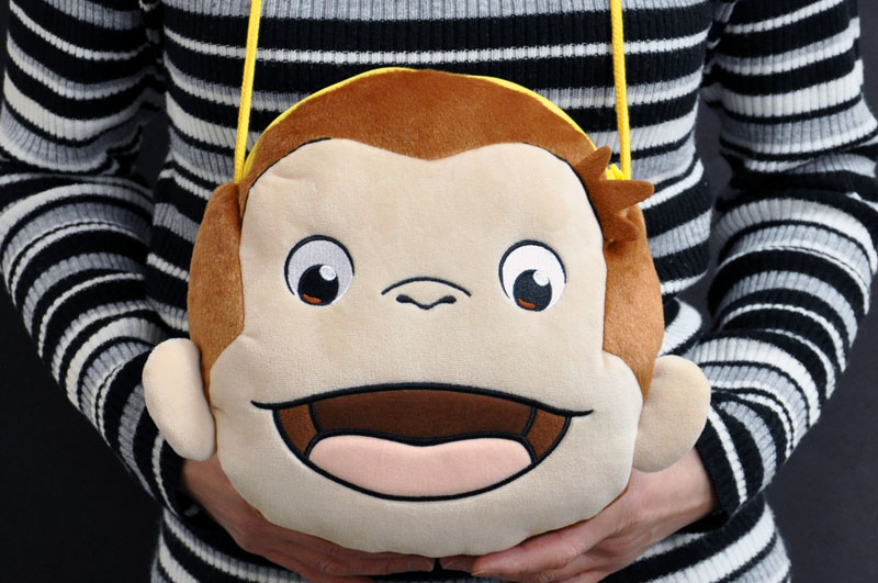 新品！　おさるのジョージ　立体　フェイス　ぬいぐるみ　ガマ口　ポーチ　10個売り 楽天市場】SB【おさるのジョージ 立体 フェイス ぬいぐるみ ガマ