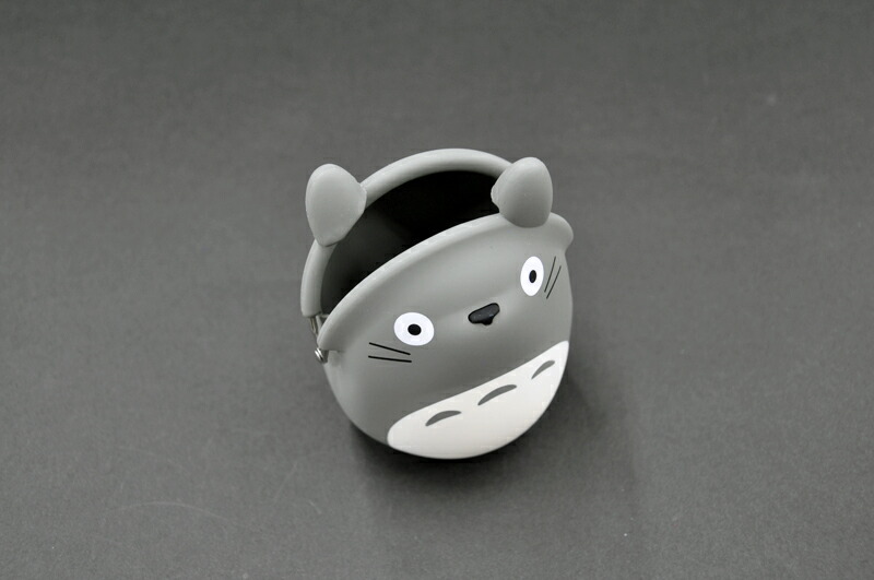 楽天市場 となりのトトロシリコンがまぐち グレー わたしの器