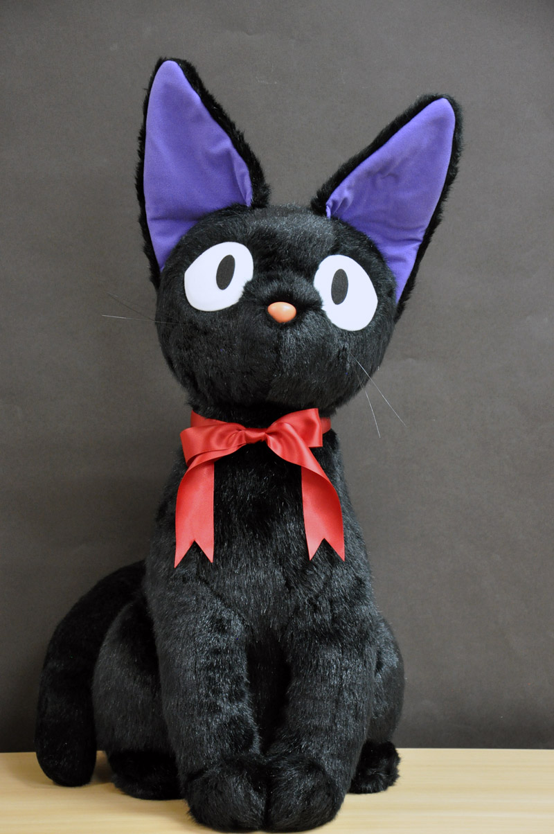 魔女の宅急便　ジジ　ジブリ　IKEA デトルフ　インテリア　 黒猫のぬいぐるみ ジブリ 魔女の宅急便 ぬいぐるみ：魔女の使い魔”ジジ”をお迎え