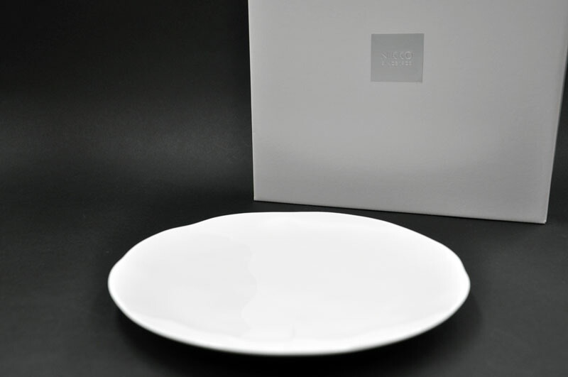 人気No.1 NIKKO 12471-1010(a-1589710) White Spangles 30cmプレート ...