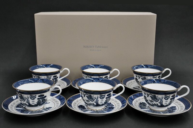 [NIKKO(ニッコー)] 山水(san-sui)　兼用碗皿(6客) [カップ＆ソーサー] FINE BONE CHINA (ファインボーンチャイナ) NIKKO SINCE1908 [2020リニューアル]【日本製】 39,325円
