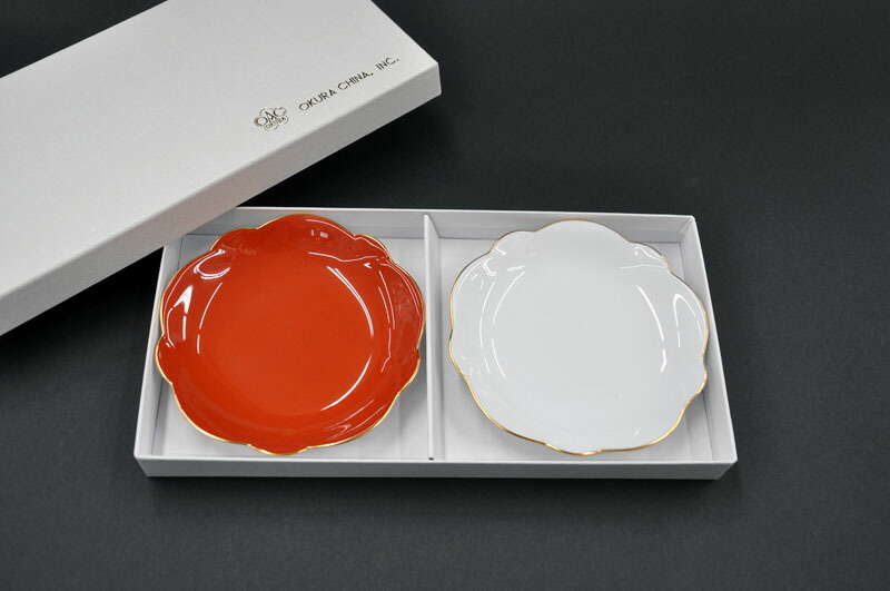 楽天市場】大倉陶園 お祝い小皿五枚揃 (絵変り)[お祝い][祝い][祝