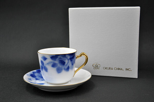 楽天市場】大倉陶園 日本製【大倉陶園 小花 モーニングカップ