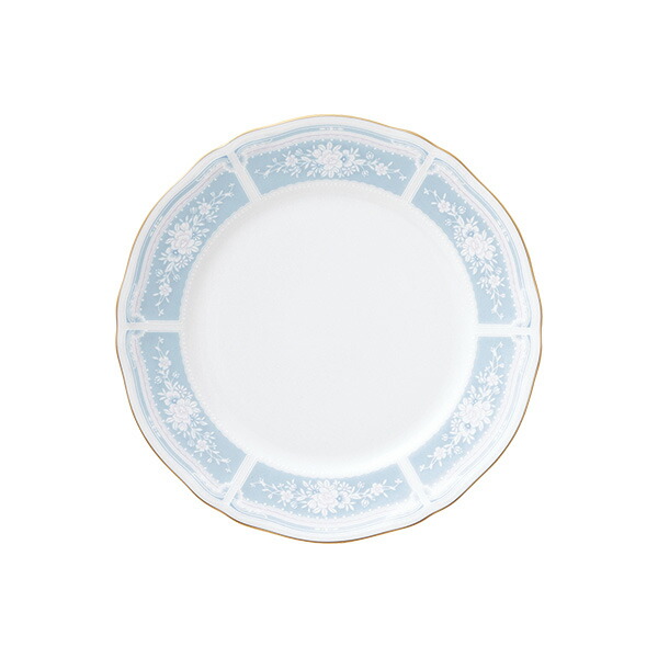 楽天市場】ノリタケ レースウッドゴールド 18cmプレート ブルー