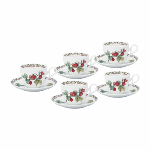 ノリ竹～Noritake～\u003cBR\u003e果樹園庭園\u003cBR\u003e(ORCHARD GARDEN)\u003cBR\u003eお茶・珈琲碗皿（5客）\u003cBR\u003e差し上げ物ボックス席入り口・入口