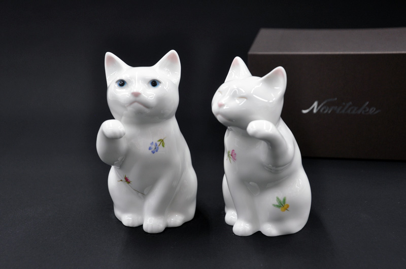 CHI-NAさま ノリタケ Noritake 置物 フクロウ 三兄弟-