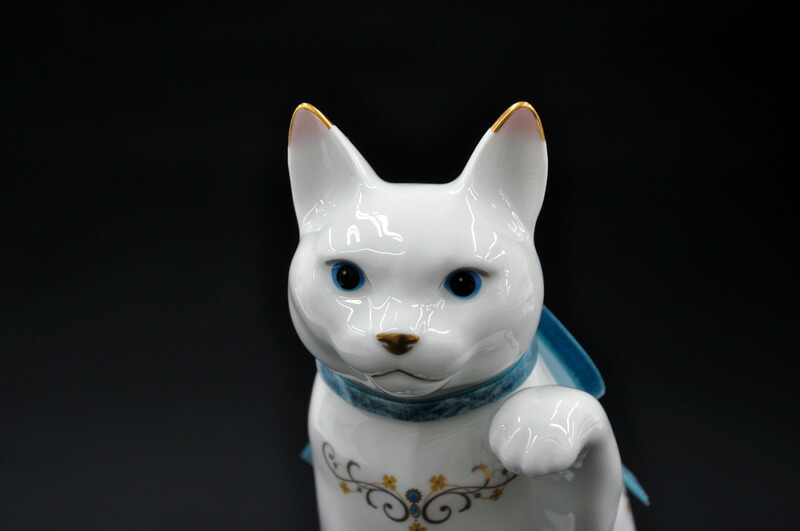 【楽天市場】ノリタケ ～Noritake～置物「招き猫」大 (アラベスク)御祝/内祝/お祝/記念品/縁起物/豪華プレゼント/ギフト/贈り物/お