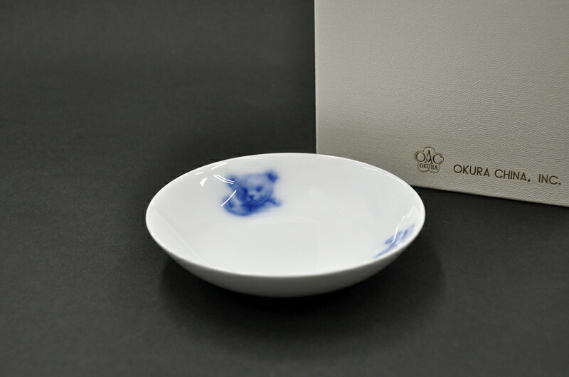 楽天市場】大倉陶園 日本製【大倉陶園 ブルーローズ(8211) 約14cm