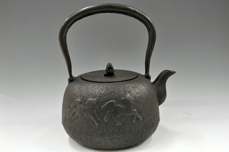 楽天市場】【送料無料】 南部鉄瓶【別製 丸型 糸目】0.9リットル