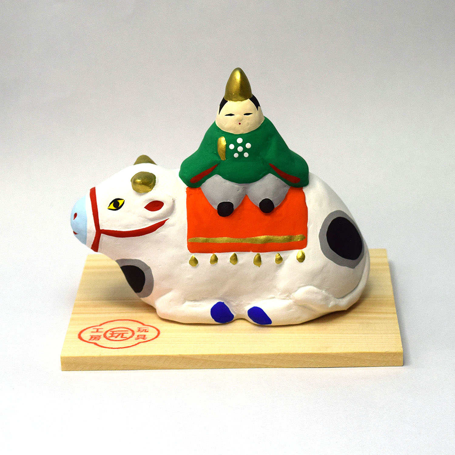 楽天市場 21 干支 おしゃれ 開運 丑乗天神 日本製 陶器 昭峰作 うつわのお店 たたら