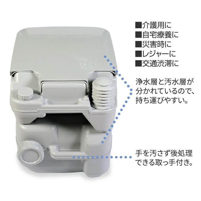激安通販ショッピング ポータブルトイレ 簡易 トイレ キャンピングカー