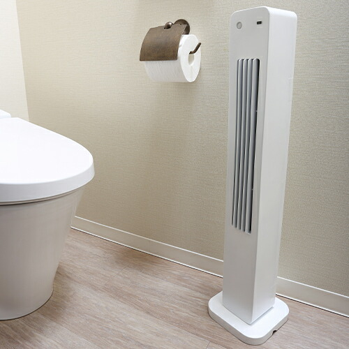 楽天市場 トイレ用 人感 消臭 スリム 扇風機 サーキュレーター プラズマイオン 除菌 扇風機 人感センサー 自動 トイレ タワーファン おしゃれ タワー 縦型 タワー型 スリムファン A0037 悠遊ショップ