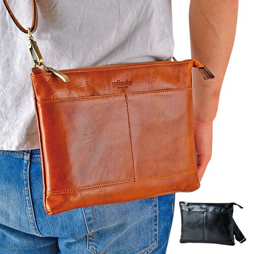 イタリア製 レザーサコッシュ メンズバッグ レザー 本革 レザー メンズ ショルダーバッグ メンズ 送料無料 悠遊ショップイタリア生まれの高級牛革に フィレンツェの職人が魂を吹き込んだ傑作が すぐ手の届くお値段に大人の憧れ バケッタレザー のイタリア製