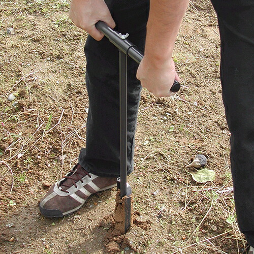 コンパクト穴掘り器 手袋付き 穴掘り 支柱立て 杭 土起こし ガーデニング 庭作業 園芸 畑仕事 農作業 土 穴 あけ Hostalbuenosaires Cat