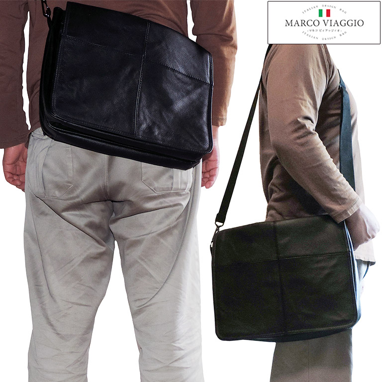 メッセンジャー バッグ 革 メンズ 新品 送料無料 66 割引 Vinomare At