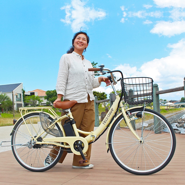 電動自転車 電動アシスト自転車 折りたたみ 電動アシスト折畳み軽快車 FIELD CHAMP 【当店限定販売】