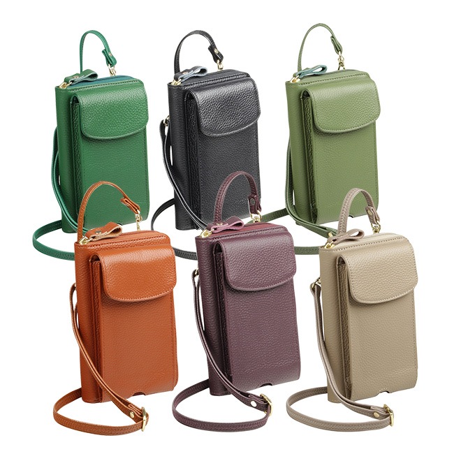 市場 豊岡工房 財布 カード入れ バッグ ミニショルダー ポーチ スマートフォンポーチ 本革 牛革 ショルダー 小銭入れ 札入れ レザー