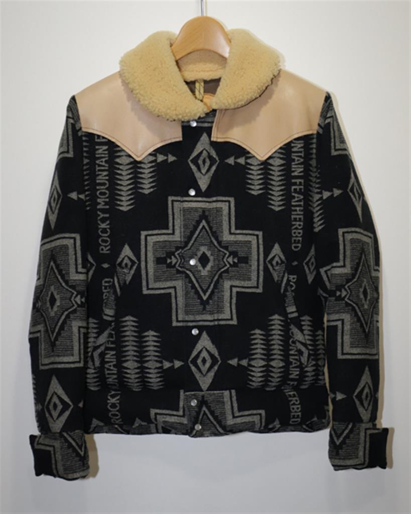 【中古】ROCKY MOUTAIN FEATHERBED×PENDLETON×JOURNAL STANDARD ﾛｯｷｰﾏｳﾝﾃﾝxﾍﾟﾝﾄﾞﾙﾄﾝxｼﾞｬｰﾅﾙｽﾀﾝﾀﾞｰﾄﾞ Christy JKT 36 BLK 450-492-79