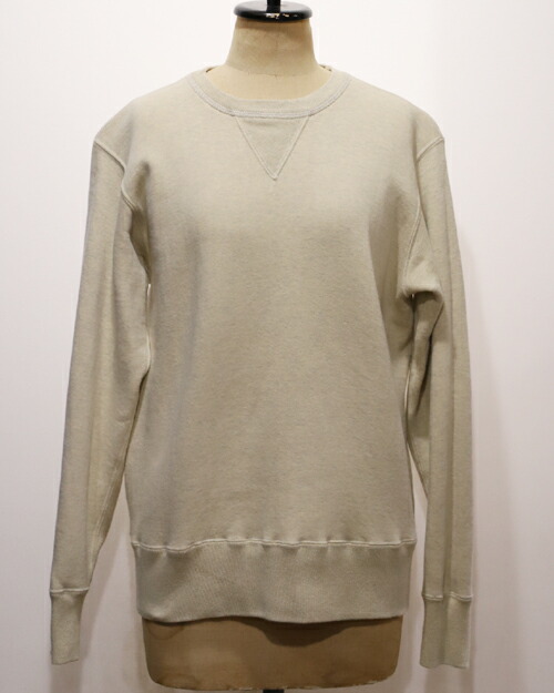 【中古】TOYS McCOY ﾄｲｽﾞﾏｯｺｲ McHILL SPORTS WEAR SWEAT SHIRT TWIN NEEDLE STITCH 38 OATMEAL TMC1477
