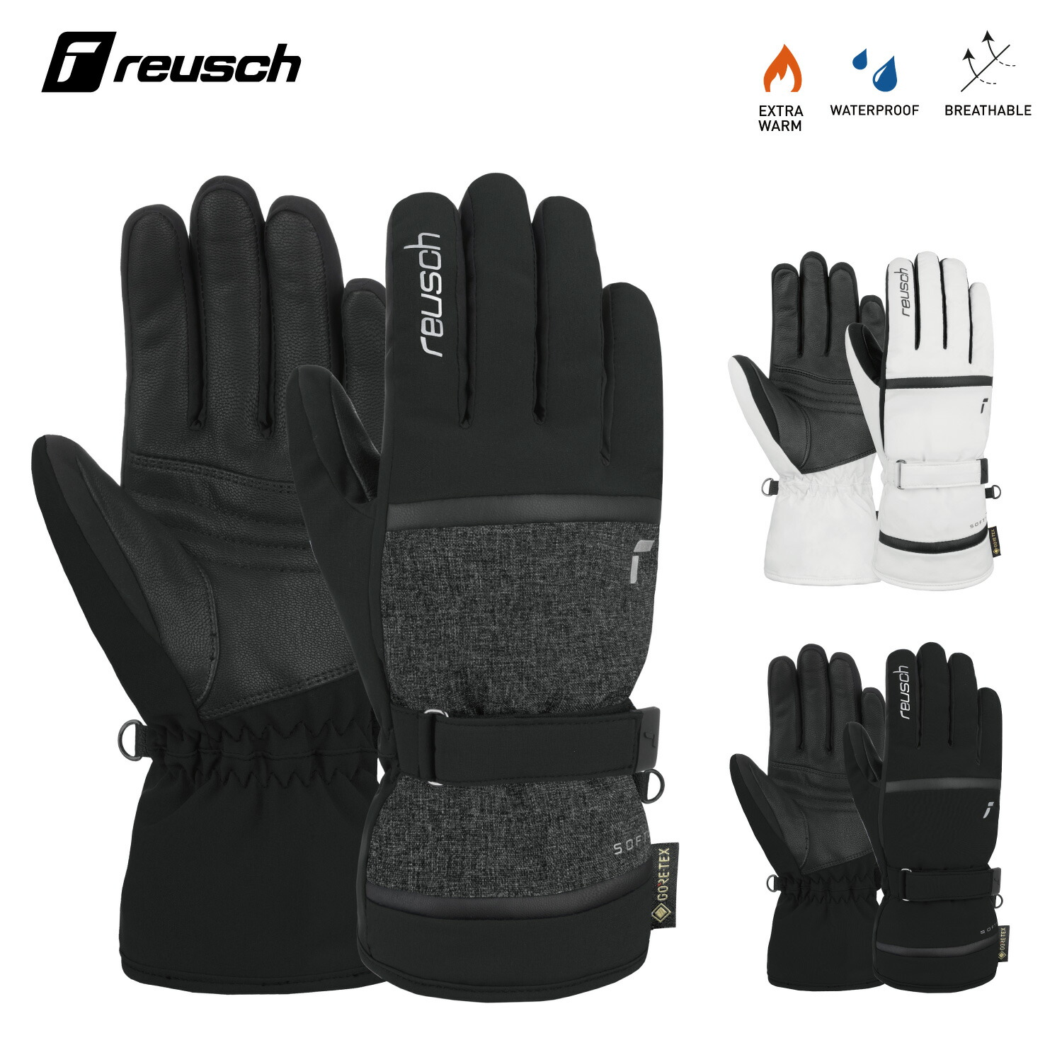 REUSCH ロイシュ スキー グローブ レディース EU7.5 reusch ロイッシュ スキー グローブ Pro サイズEU7.5 REUSCH ロイシュ