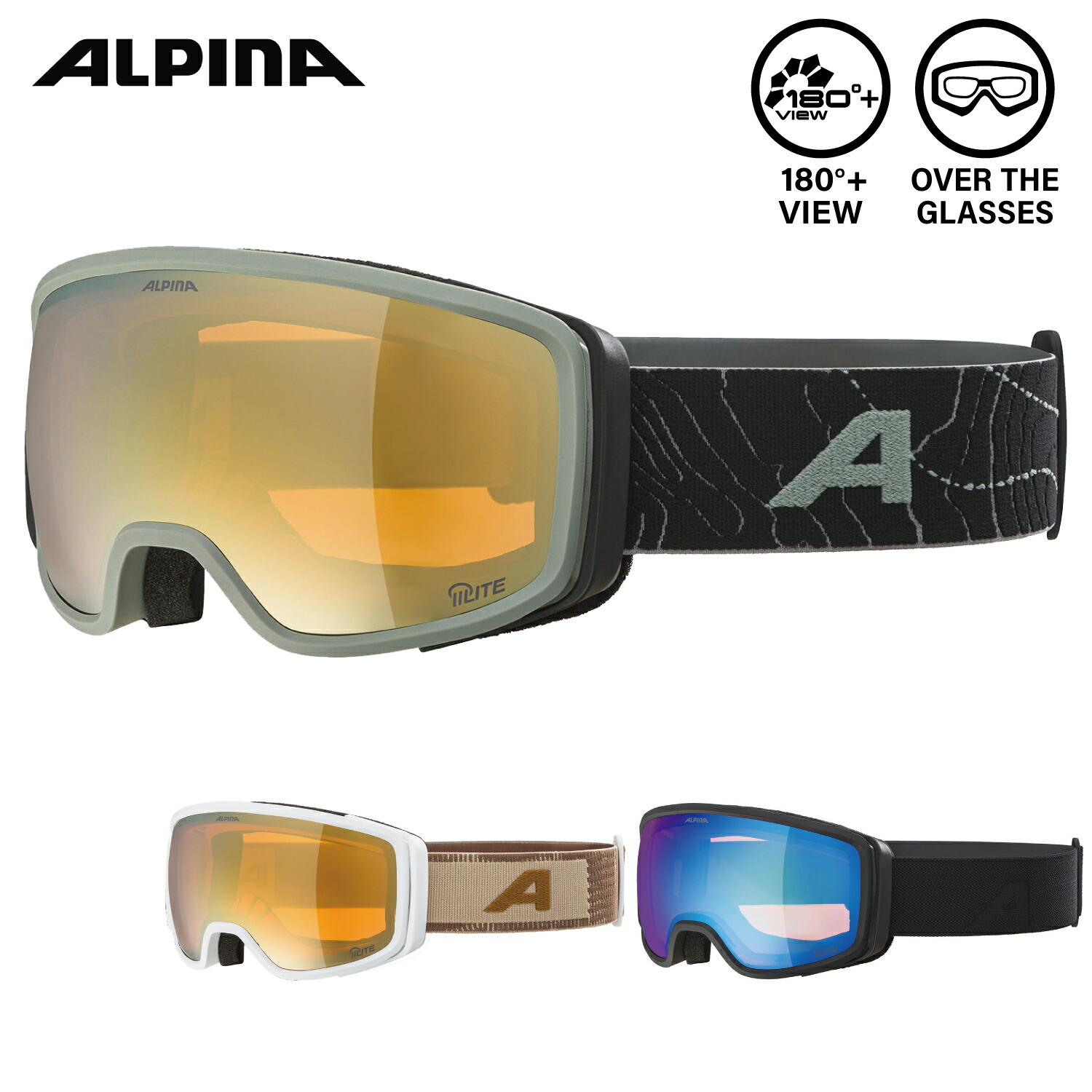 楽天市場】ALPINA アルピナ スキー スノーボード ゴーグル ユニ