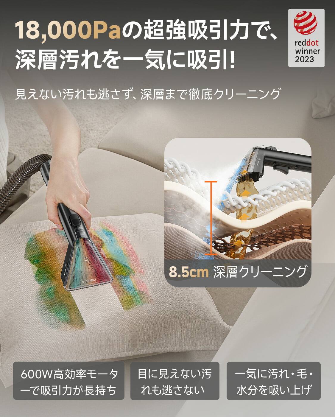☆1年保証☆ UWANT Y100steam スチームクリーナー リンサー 布製品