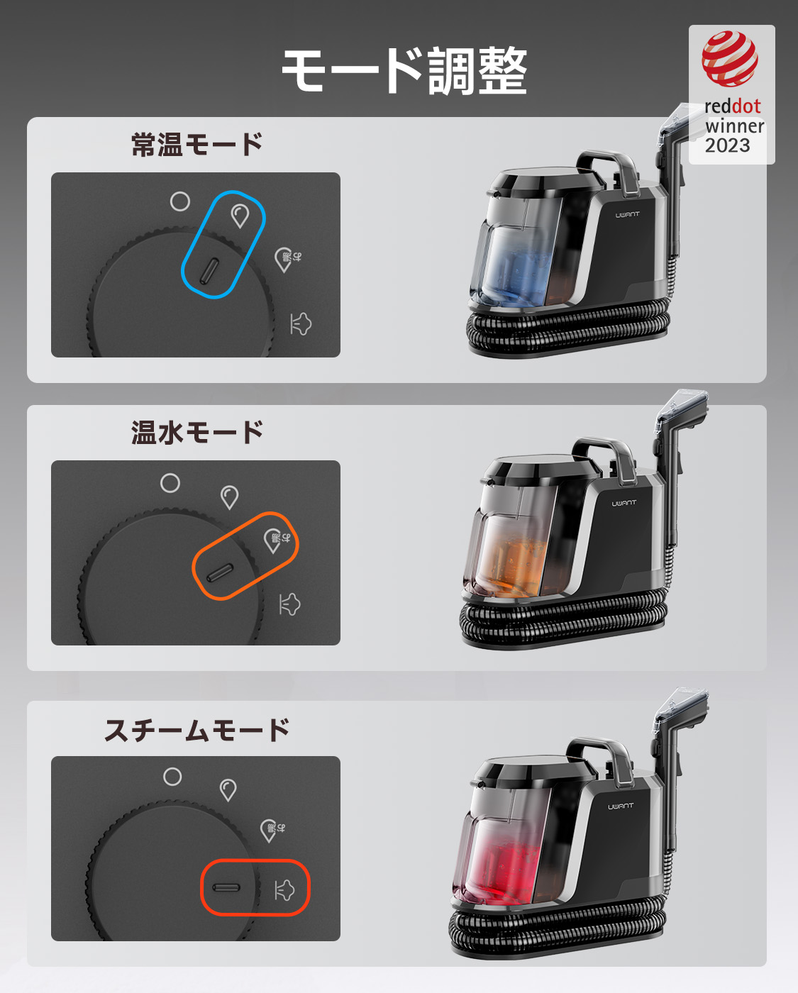 スーパーSALE特別価格 34％OFF！】 UWANT Y100steam スチーム