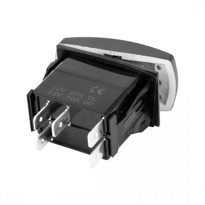 XAUTOHAUX自動車用LEDライトロッカースイッチ5ピンDC12V20A24V10A