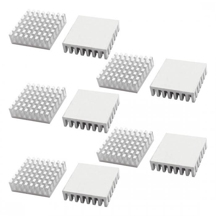 257円 セール品 uxcell ヒートシンク ヒートクーリングフィン 放熱板 アルミ二ウム 10個