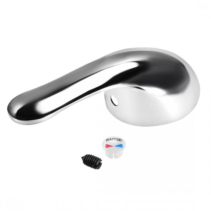 uxcell 蛇口レバーハンドル シングルレバーハンドル蛇口キット 電気めっき 40 mmカートリッジ
