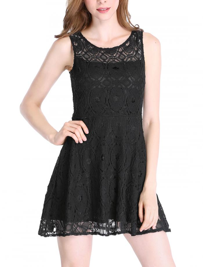 Allegra K トリムラウンドネック半袖シースミディドレス 楽天市場】Allegra K シースドレス フリルスリーブ ラウンド