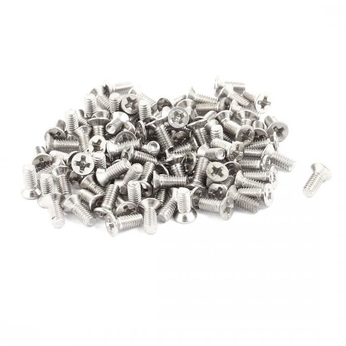 SALE／83%OFF】 uxcell 小ねじ ボルト ファスナー 100本入り M2.5x6mm ステンレス鋼