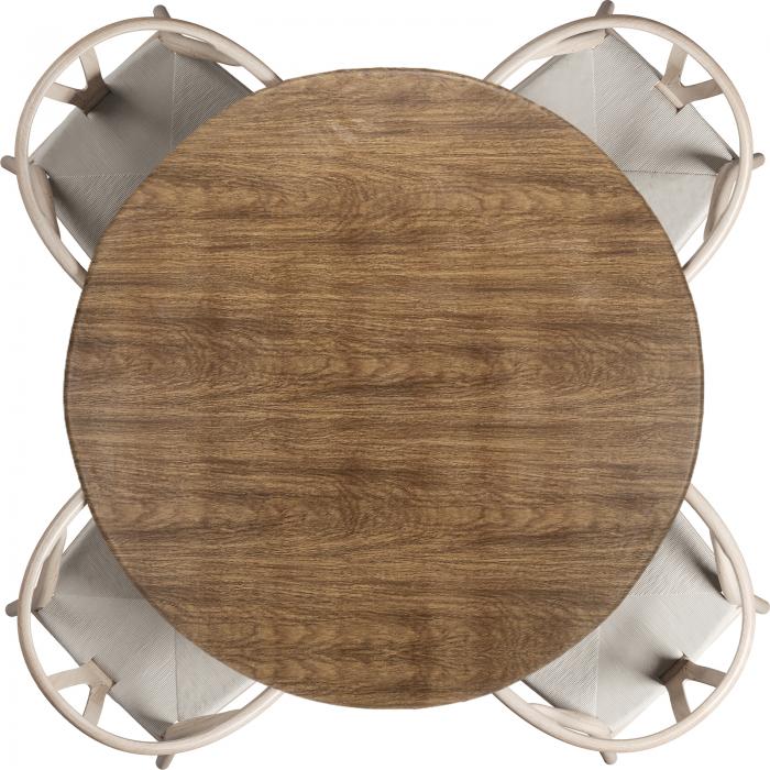 uxcell Set of 2 Round Tablecloths with Rubberized Edge Picnic Tablecloths for Terrace Camping Outdoor, 28 to 35 Inches, Dark Brown