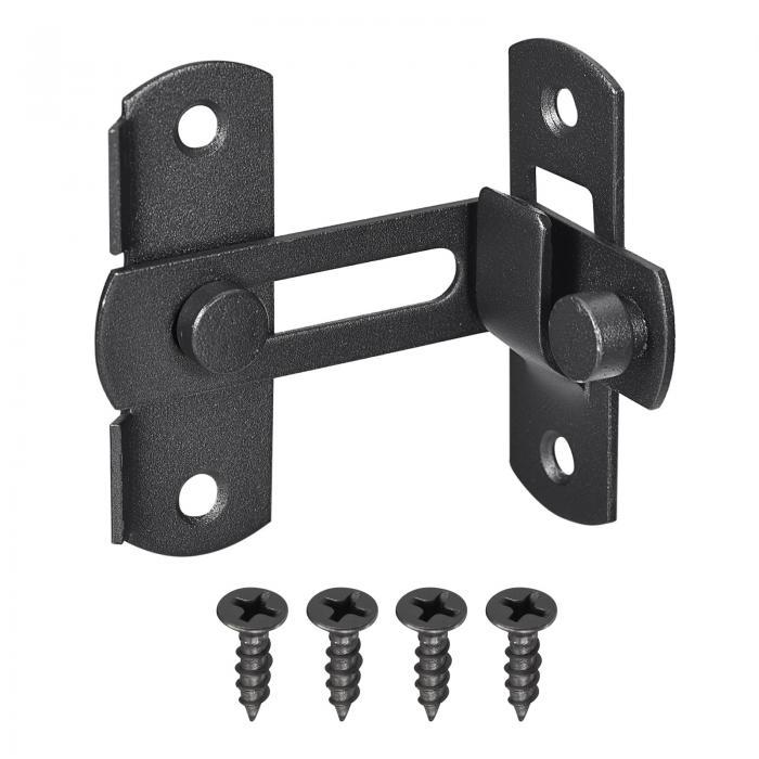 【楽天市場】uxcell スライディングバーンドアロック 90度ステンレススチールトグルラッチアイアンライトアングルバーンロック バーンドア