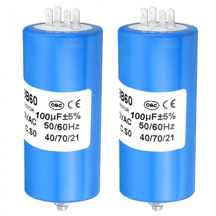 PATIKIL CBB60 10uF Funzione Condensatore,3pz AC 450V 2