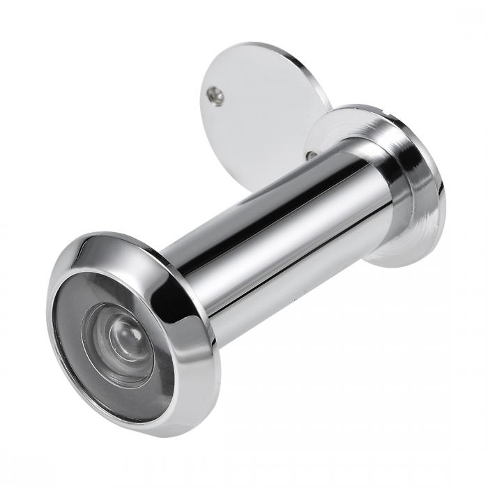 格安 価格でご提供いたします uxcell ドアビューアのぞき穴 回転カバー付き 真鍮 220度 40 mm-55 mmドア用 サテンゴールド仕上げ 