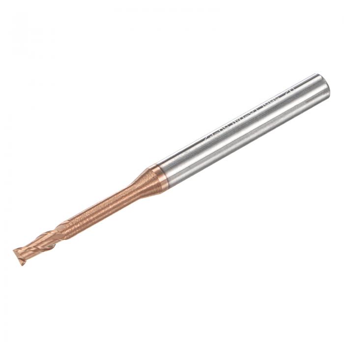 uxcell スクエアノーズエンドミル 超硬AlTiSin被覆 CNCルータービット 螺旋フライス盤 2.5mm x 18mm
